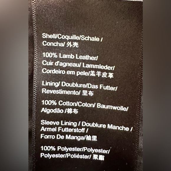 MUUBAA Genuine Leather Jacket size 10 - Picture 5 of 6